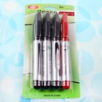 纸卡4支记号笔 0523013 文体包装与办公的高性价比选择